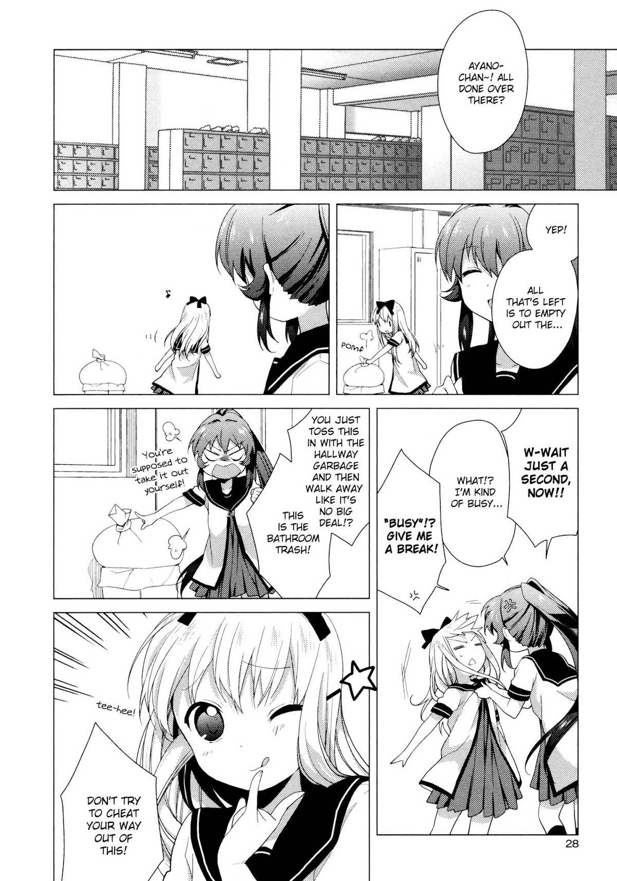 Yuru Yuri Chapter 34 page 6 - Chapter 34: Cleaning!!