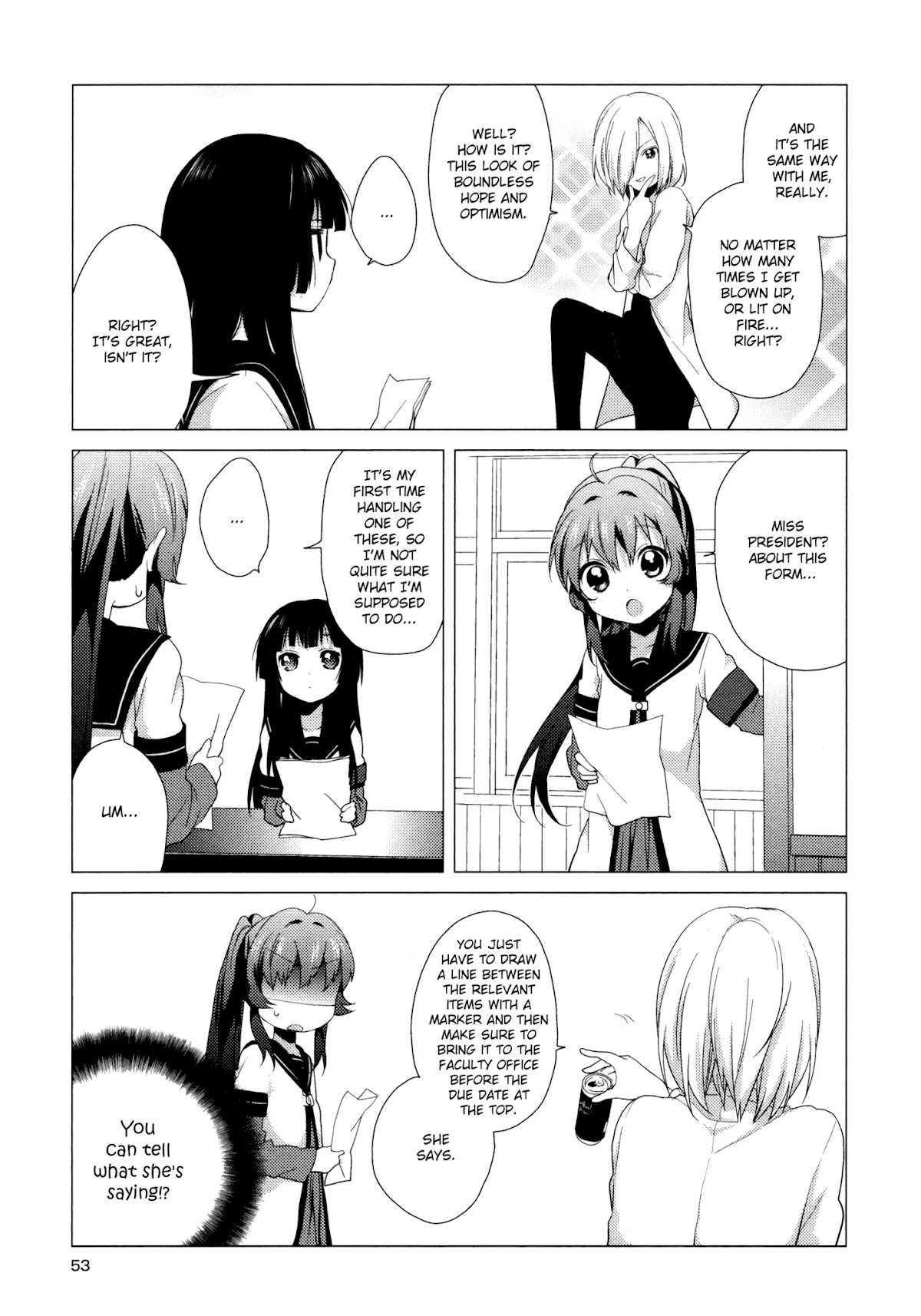 Yuru Yuri Chapter 36 page 3 - Chapter 36: Nishigaki Nana Never Gives Up!!