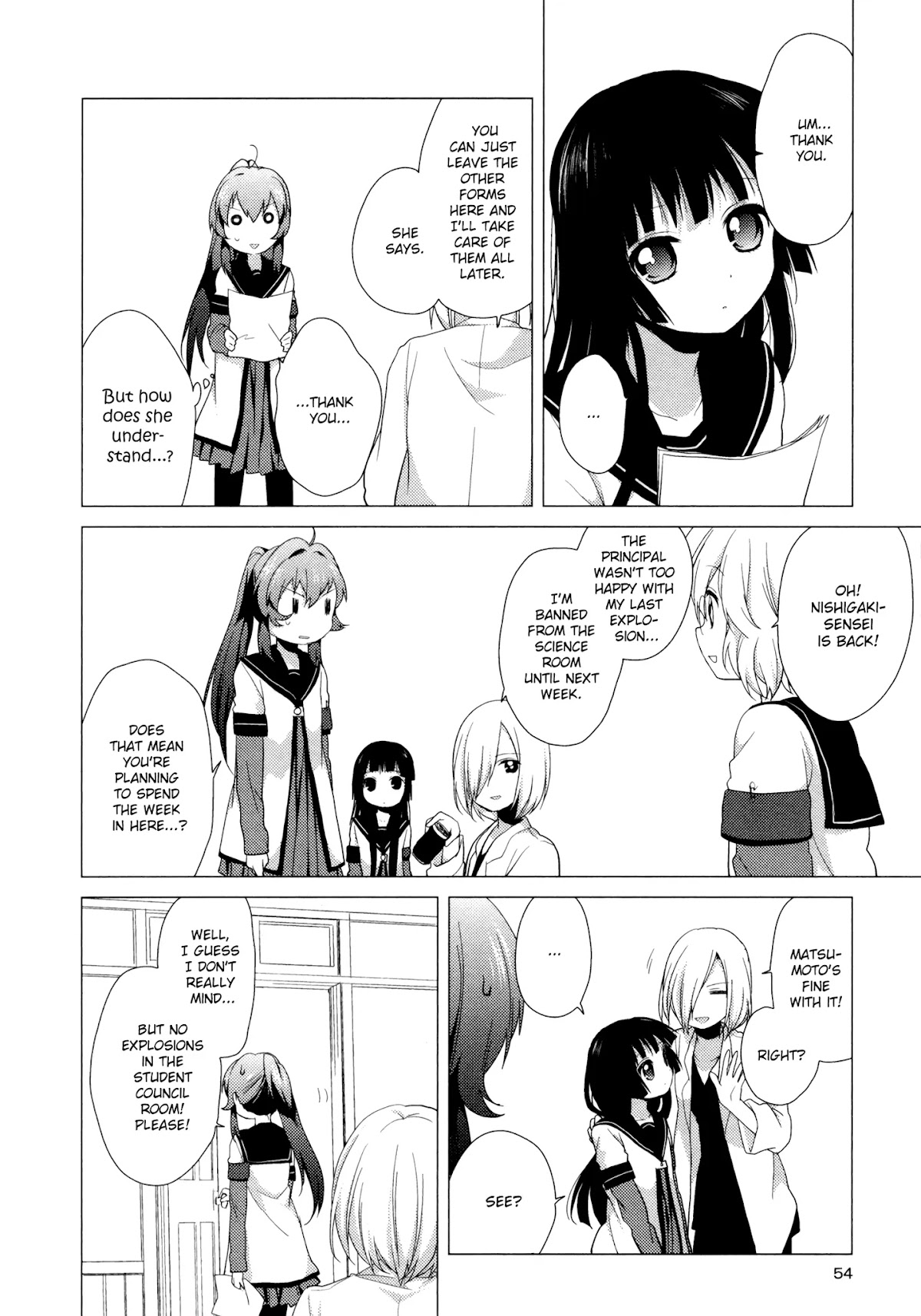 Yuru Yuri Chapter 36 page 4 - Chapter 36: Nishigaki Nana Never Gives Up!!