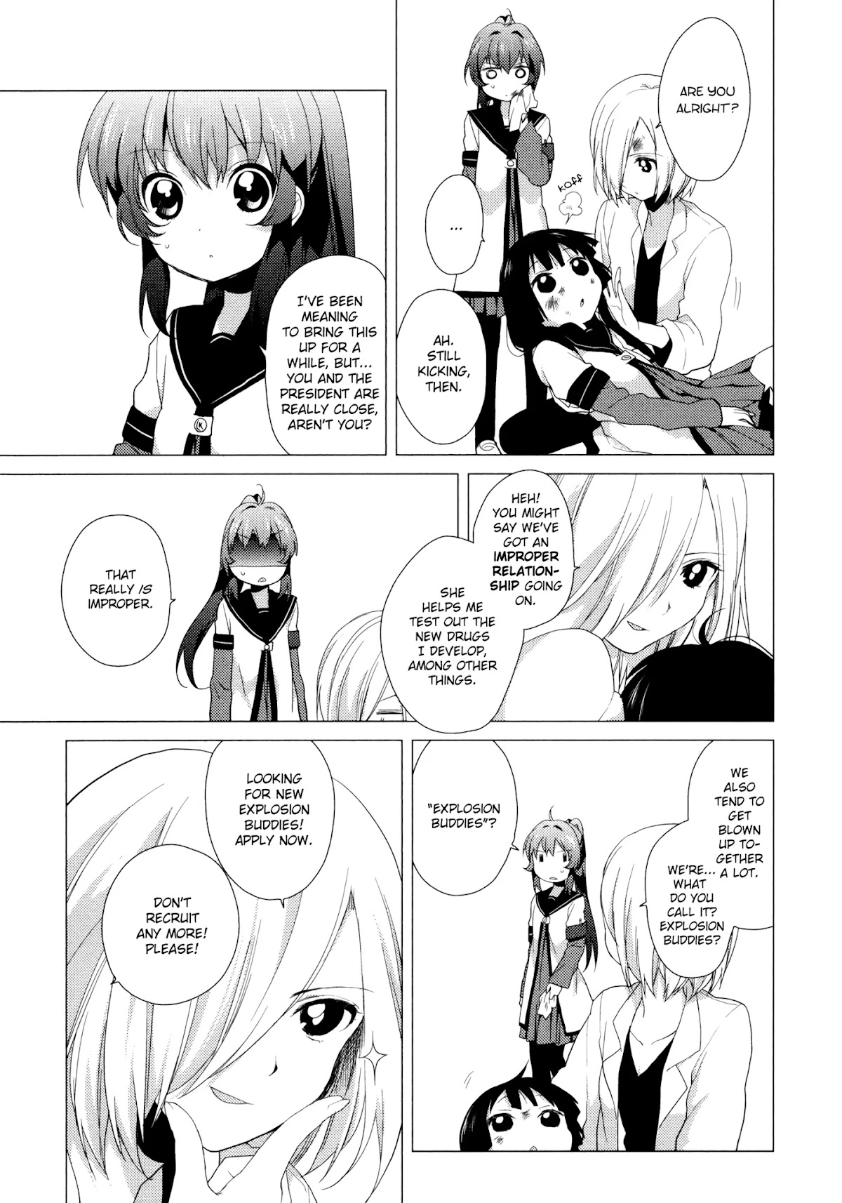Yuru Yuri Chapter 36 page 9 - Chapter 36: Nishigaki Nana Never Gives Up!!