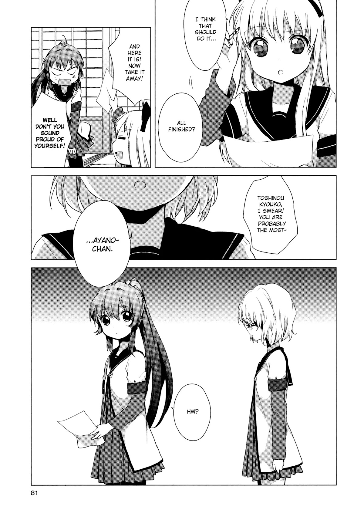 Yuru Yuri Chapter 38 page 3 - Chapter 38: Alcohol and Tears, Girls and Girls