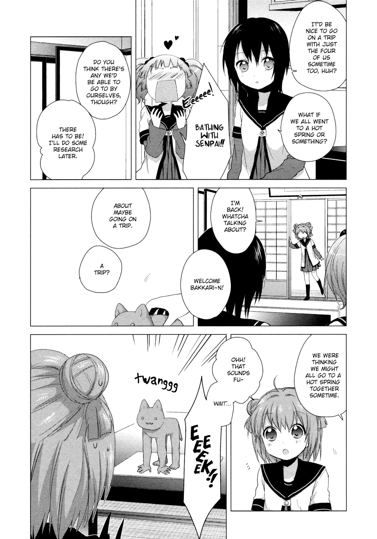 Yuru Yuri Chapter 39 page 9 - Chapter 39: Knead the Kitty, Knead the Kitty