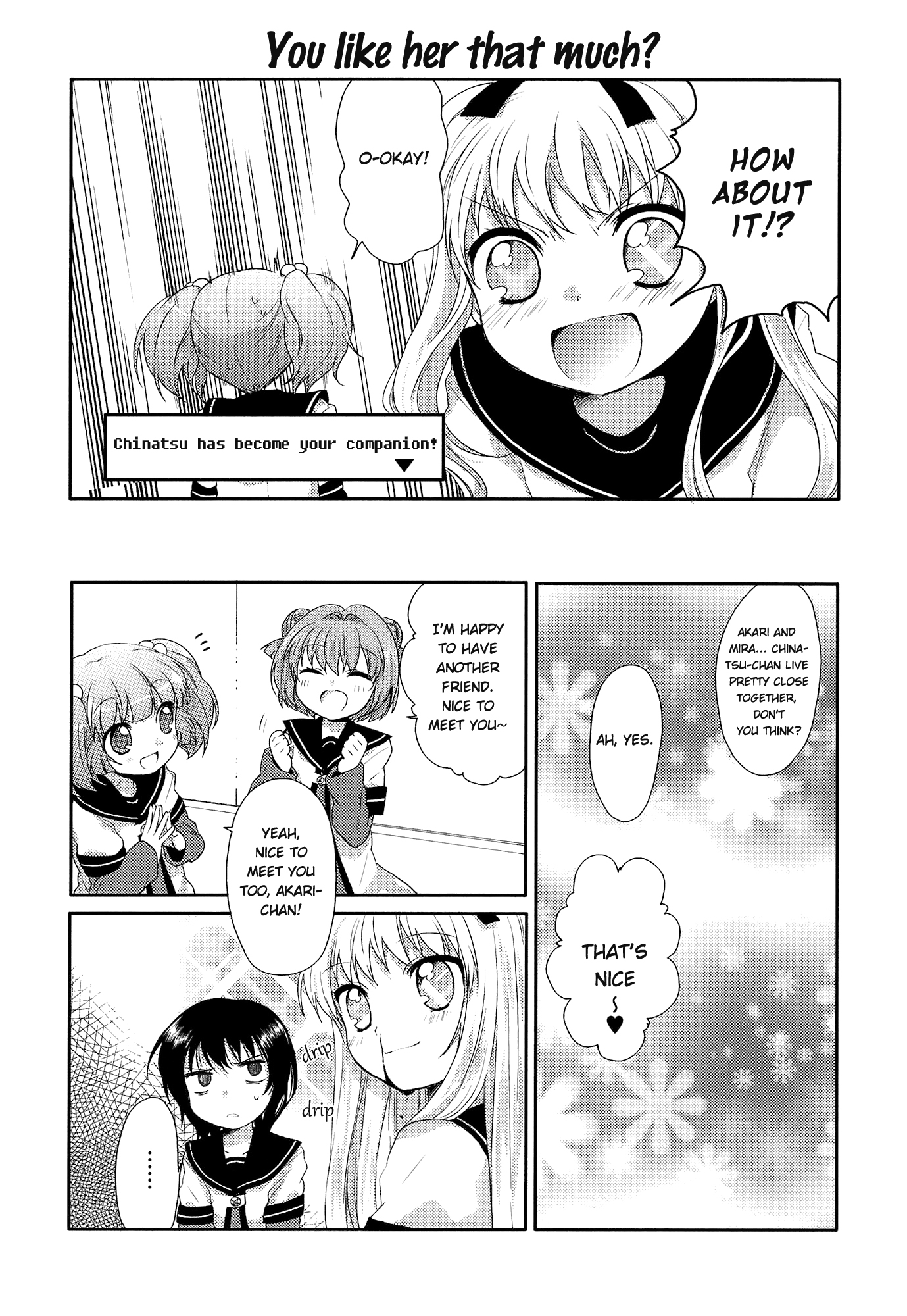 Yuru Yuri Chapter 4 page 4 - Chapter 4: Becoming Friends With Mirakurun!