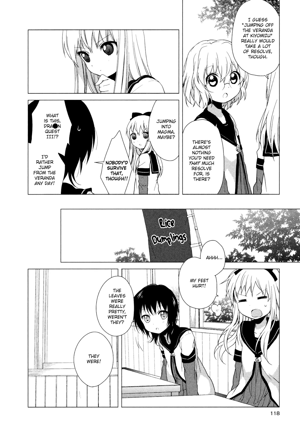 Yuru Yuri Chapter 40 page 12 - Chapter 40: Class Outing, Autumn 2010