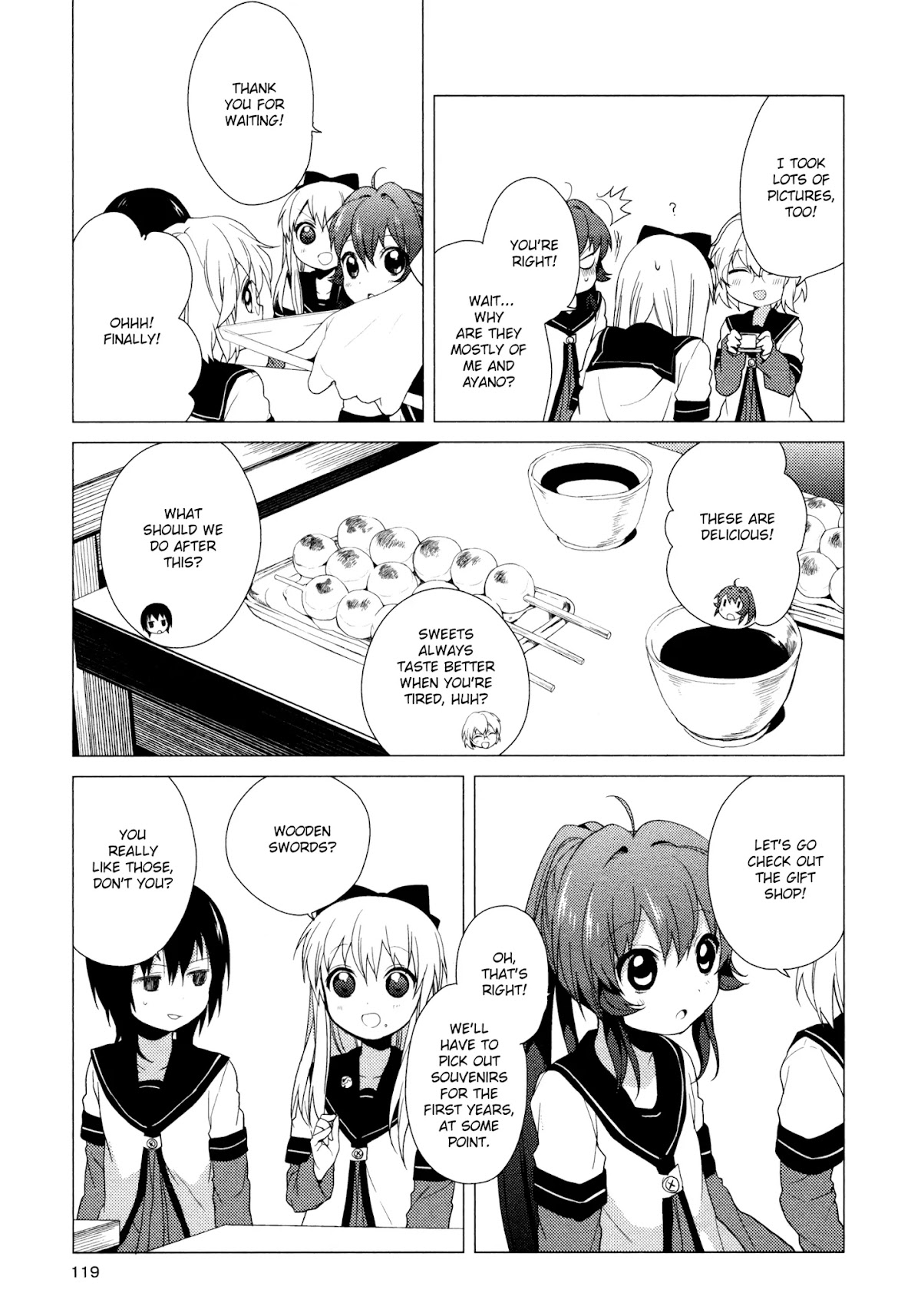 Yuru Yuri Chapter 40 page 13 - Chapter 40: Class Outing, Autumn 2010