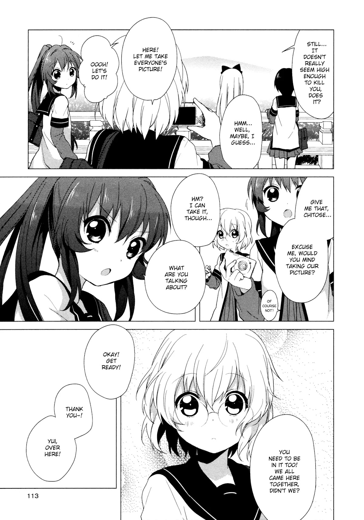 Yuru Yuri Chapter 40 page 7 - Chapter 40: Class Outing, Autumn 2010