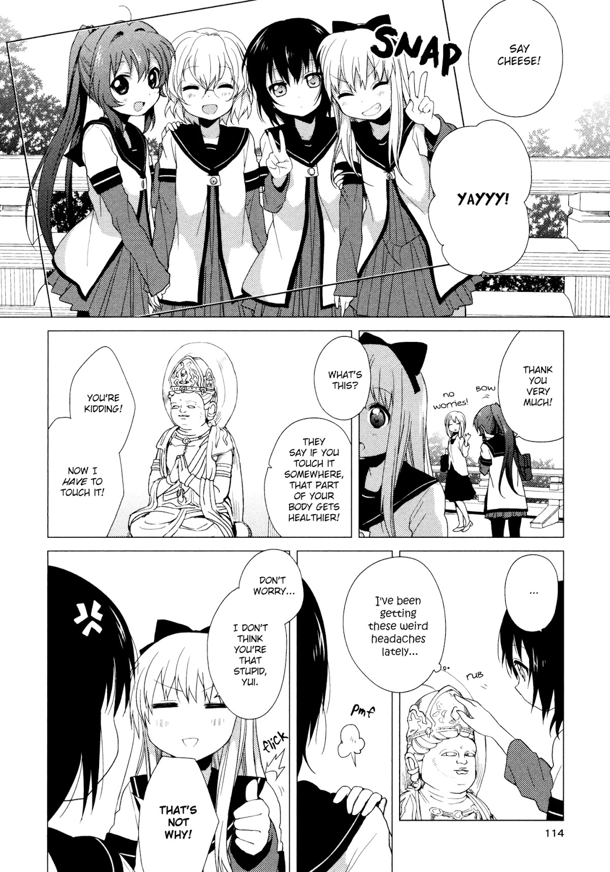 Yuru Yuri Chapter 40 page 8 - Chapter 40: Class Outing, Autumn 2010