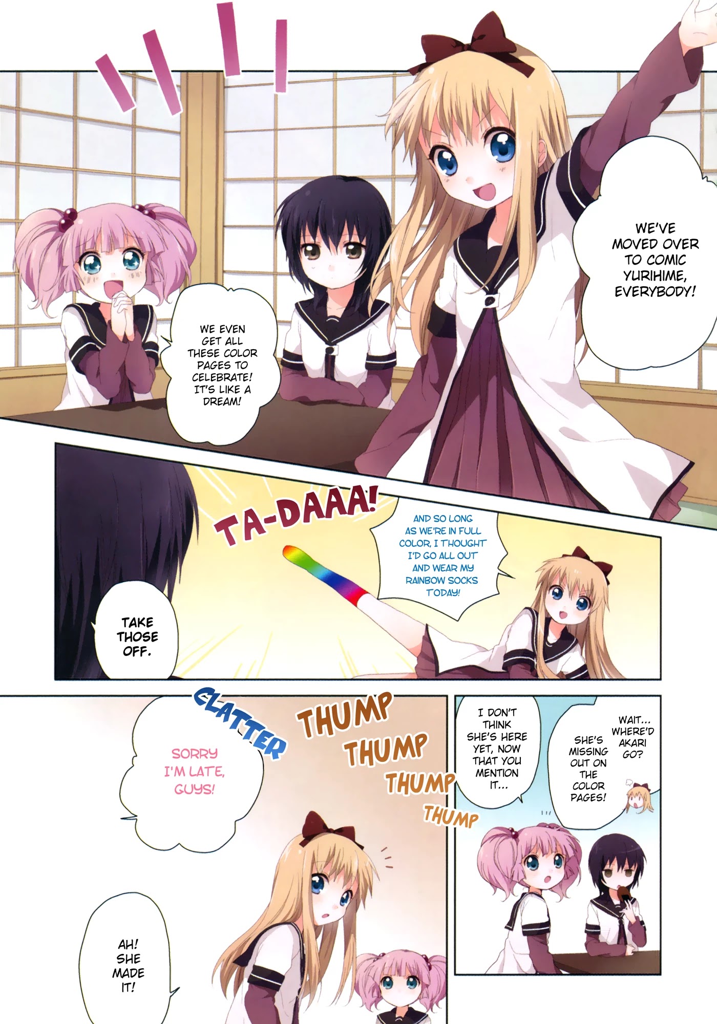 Yuru Yuri Chapter 43.8 page 5 - Chapter 43.8: Volume 4 Extras