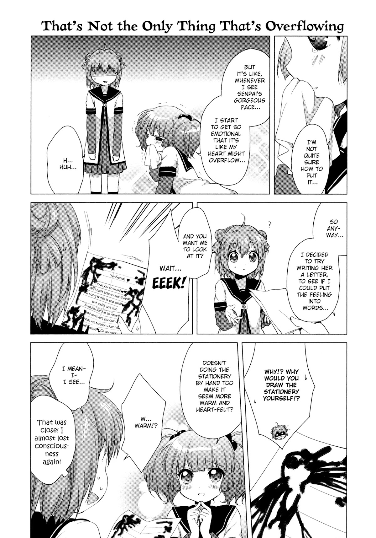 Yuru Yuri Chapter 43 page 4 - Chapter 43: Am I Really That Good?