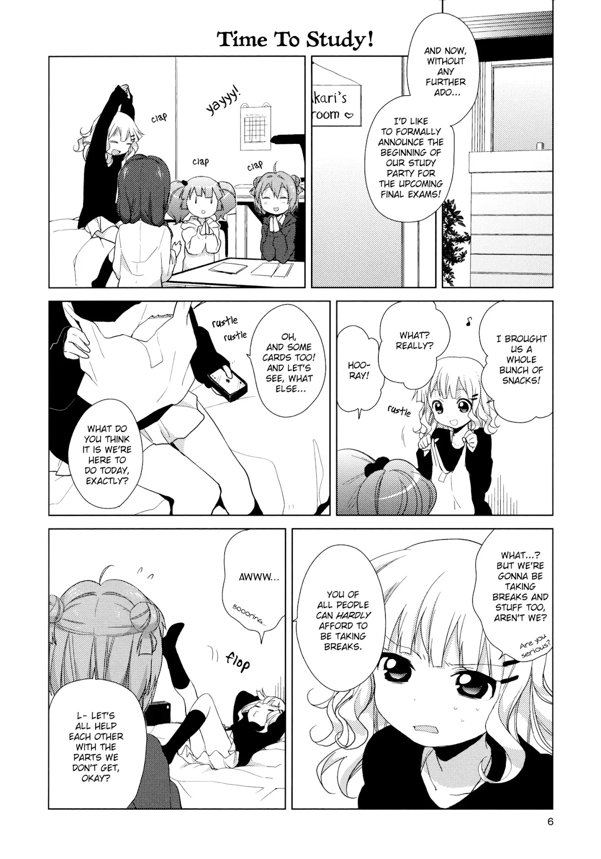 Yuru Yuri Chapter 44 page 2 - Chapter 44: Something Called a "Study Party"