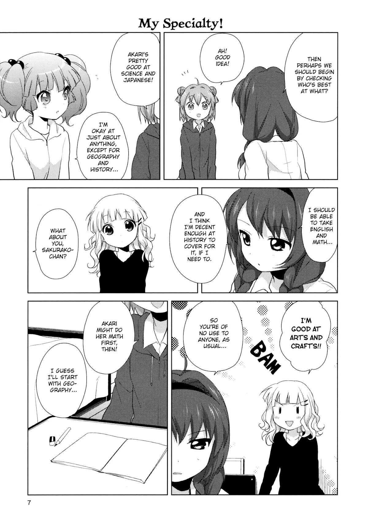 Yuru Yuri Chapter 44 page 3 - Chapter 44: Something Called a "Study Party"