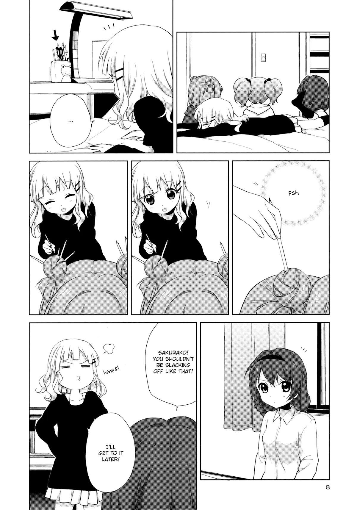 Yuru Yuri Chapter 44 page 4 - Chapter 44: Something Called a "Study Party"