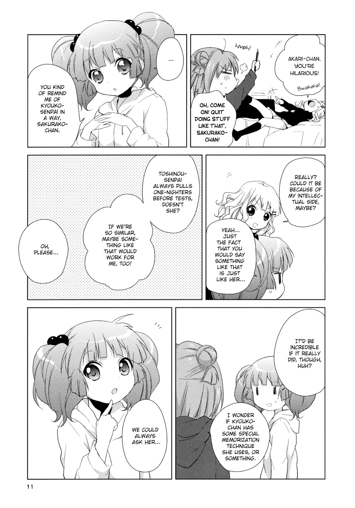 Yuru Yuri Chapter 44 page 7 - Chapter 44: Something Called a "Study Party"