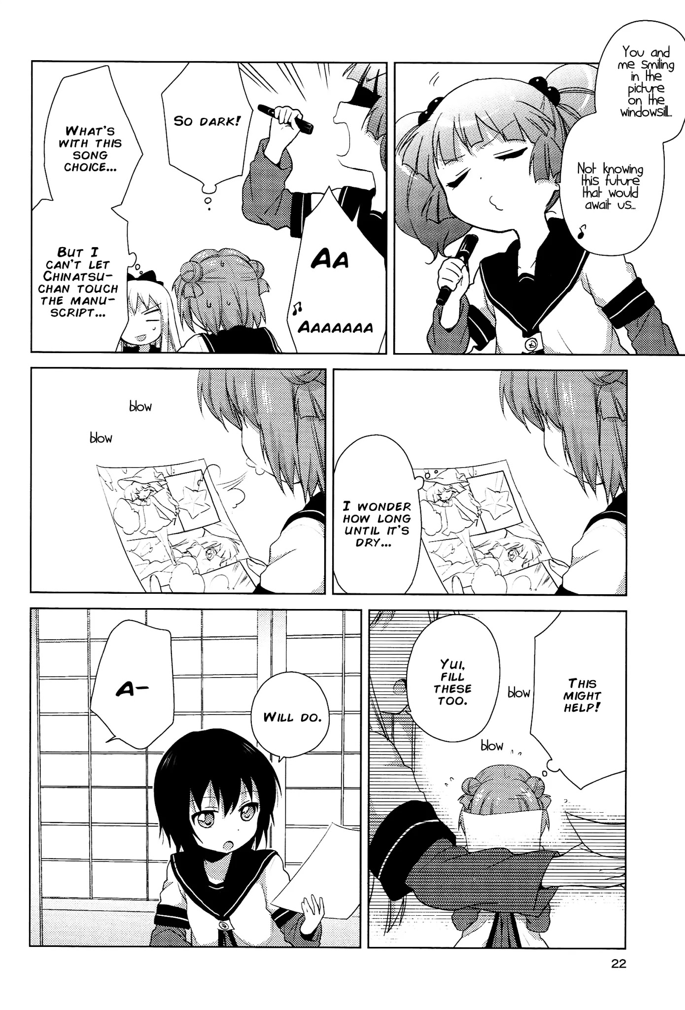 Yuru Yuri Chapter 45 page 4 - Chapter 45: Working With An Acclaimed Artist