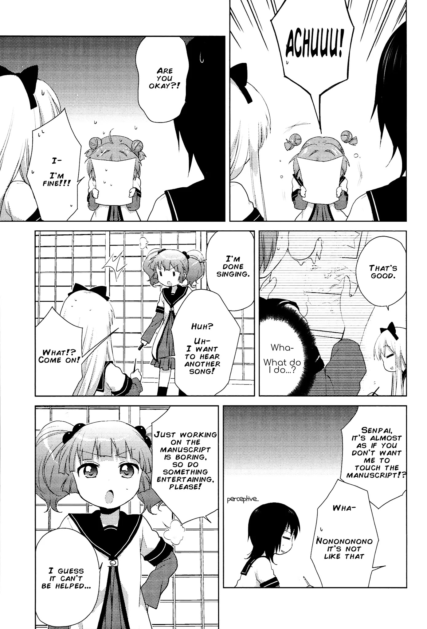 Yuru Yuri Chapter 45 page 5 - Chapter 45: Working With An Acclaimed Artist