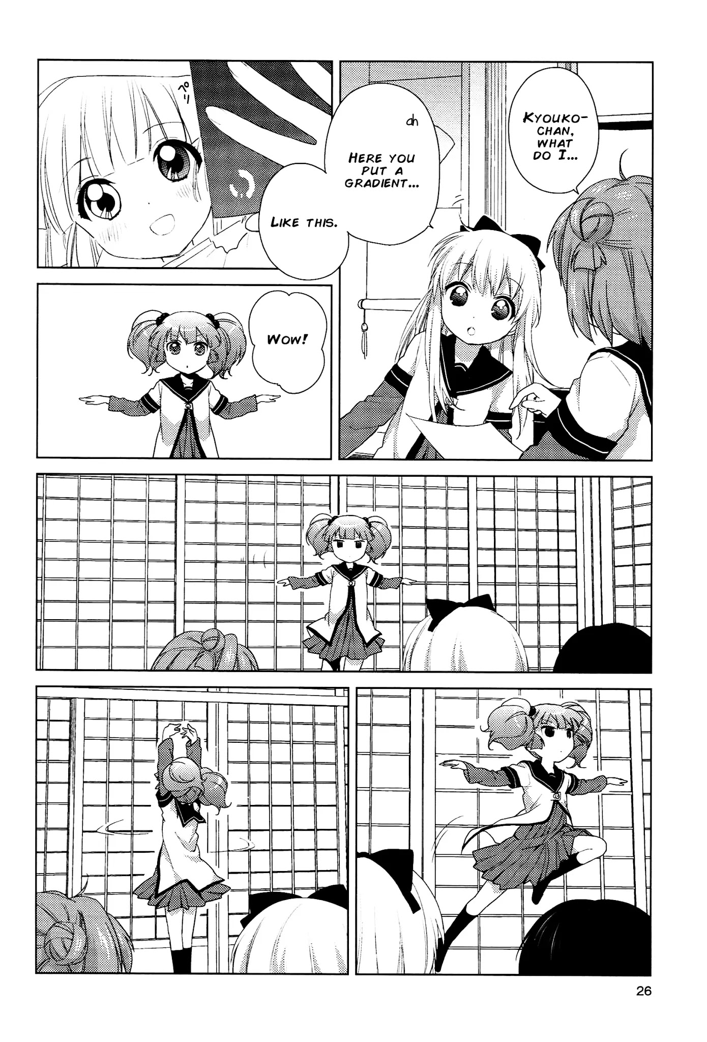 Yuru Yuri Chapter 45 page 8 - Chapter 45: Working With An Acclaimed Artist