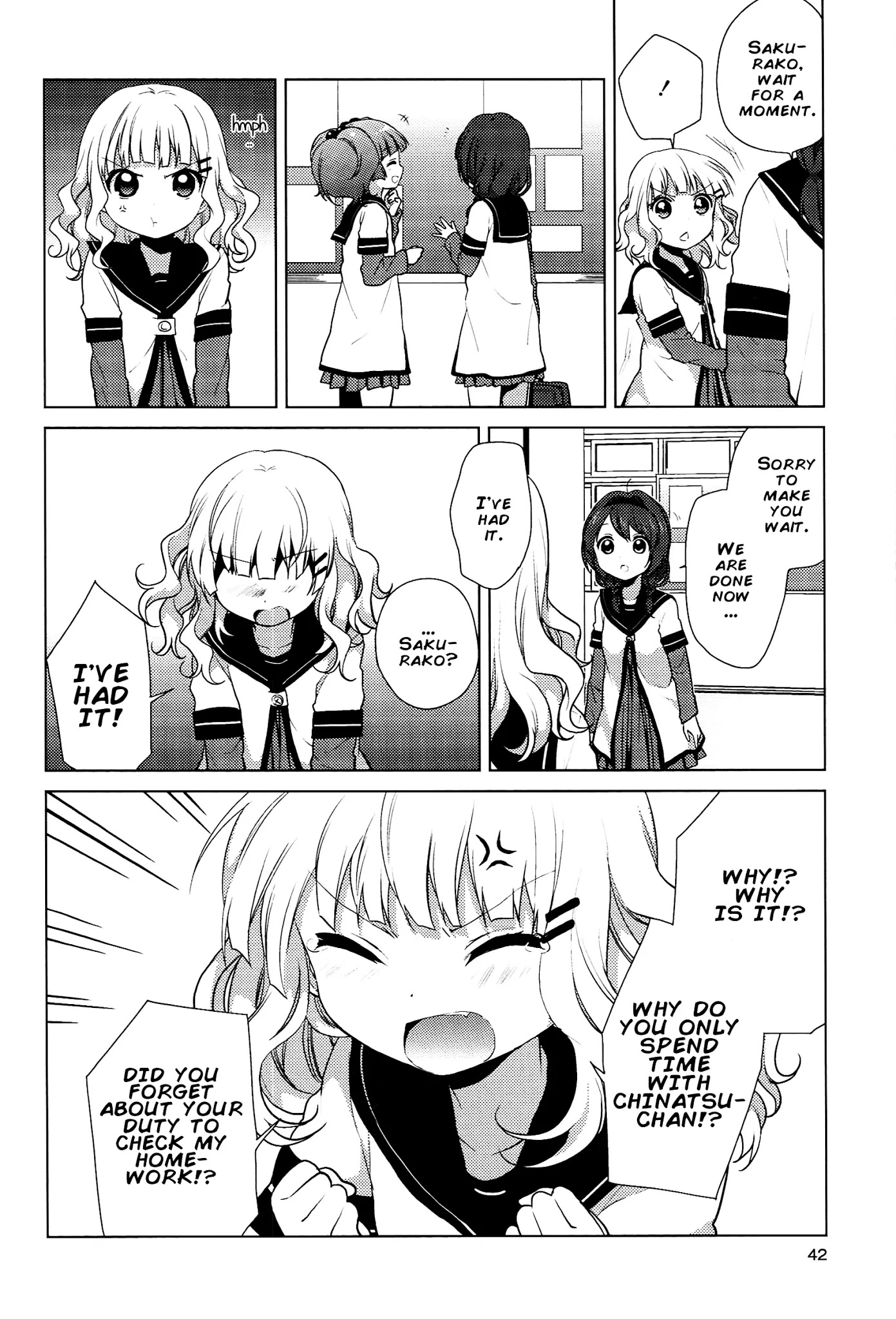 Yuru Yuri Chapter 46 page 10 - Chapter 46: I'm NOT Feeling Lonely!!