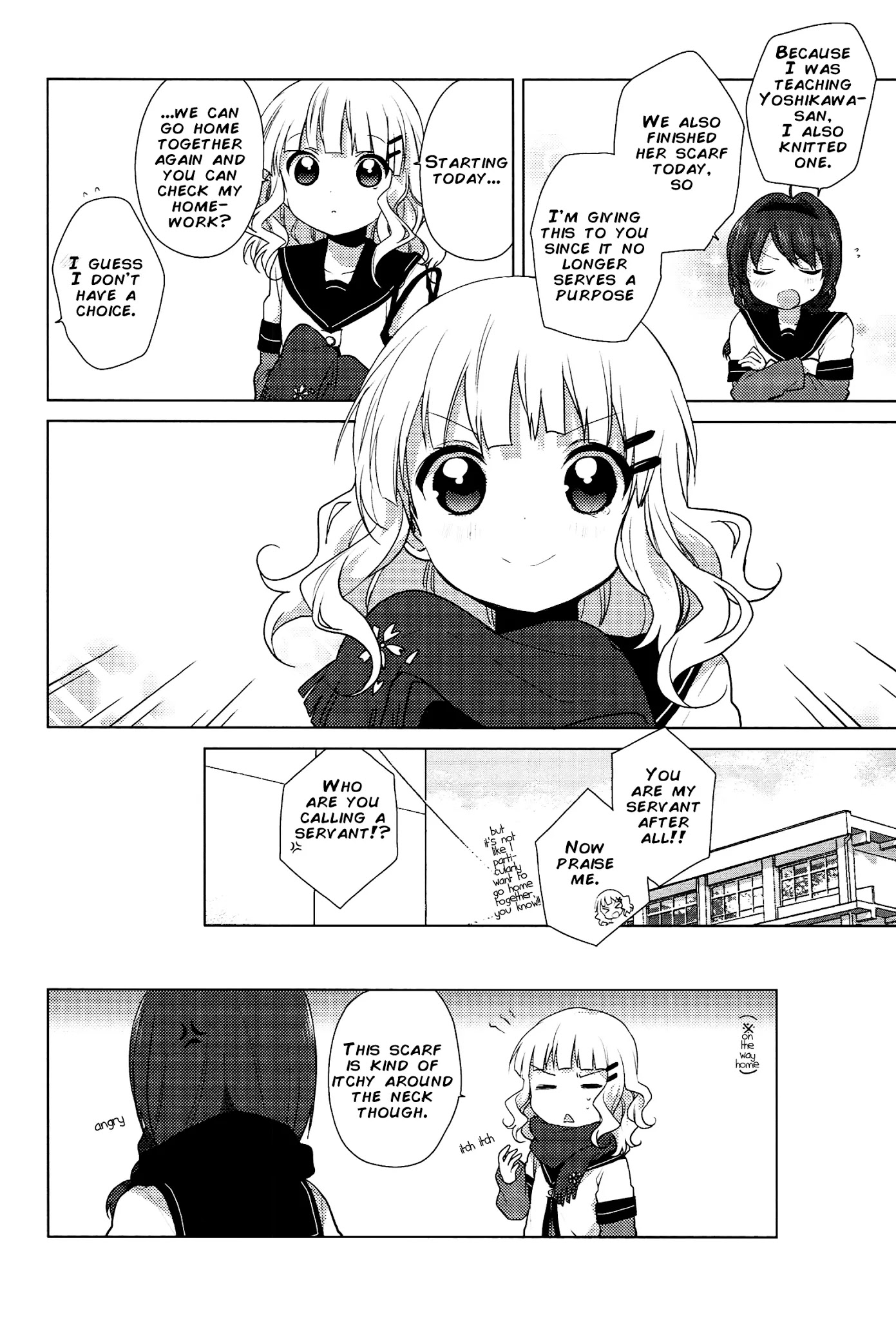 Yuru Yuri Chapter 46 page 12 - Chapter 46: I'm NOT Feeling Lonely!!