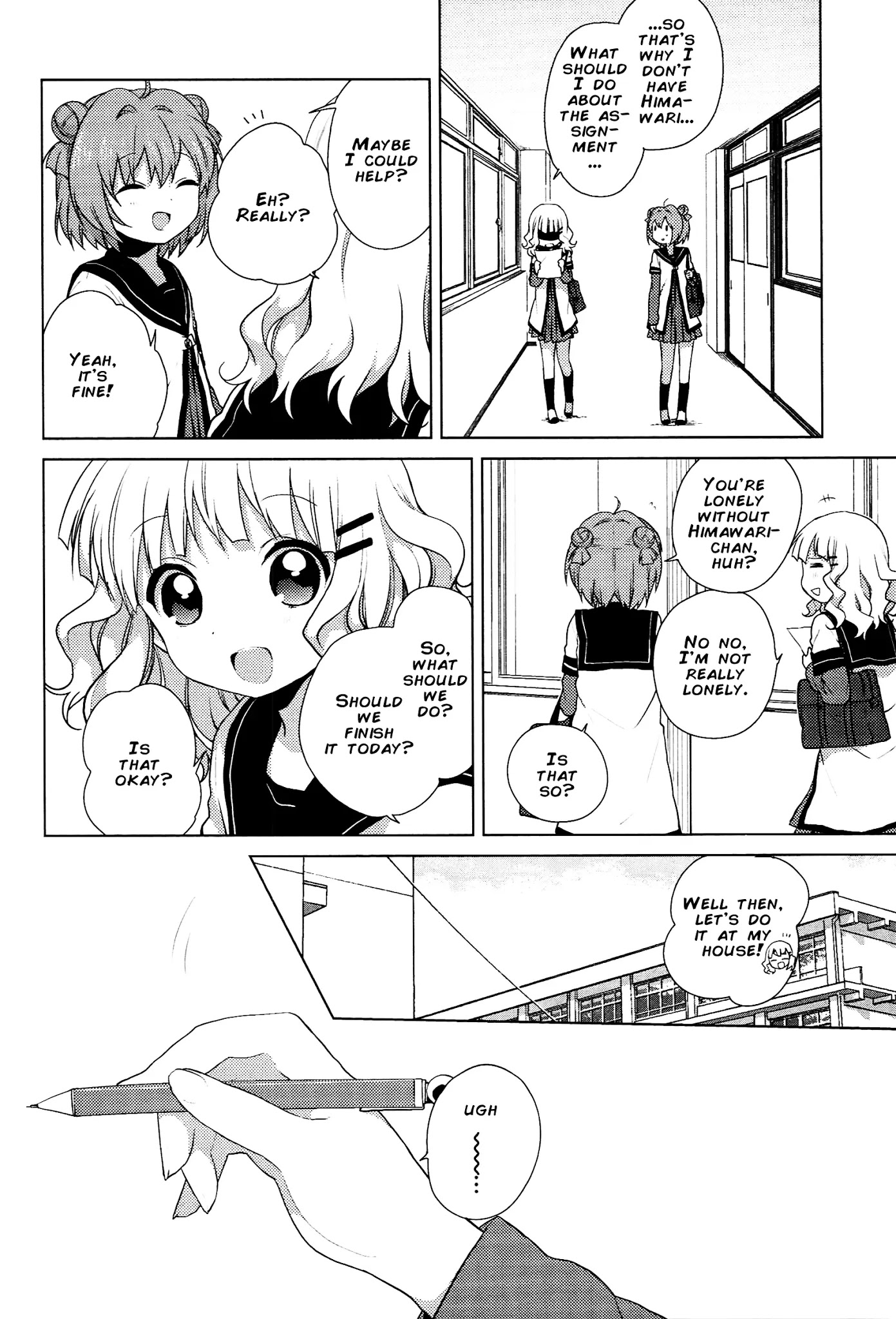 Yuru Yuri Chapter 46 page 4 - Chapter 46: I'm NOT Feeling Lonely!!