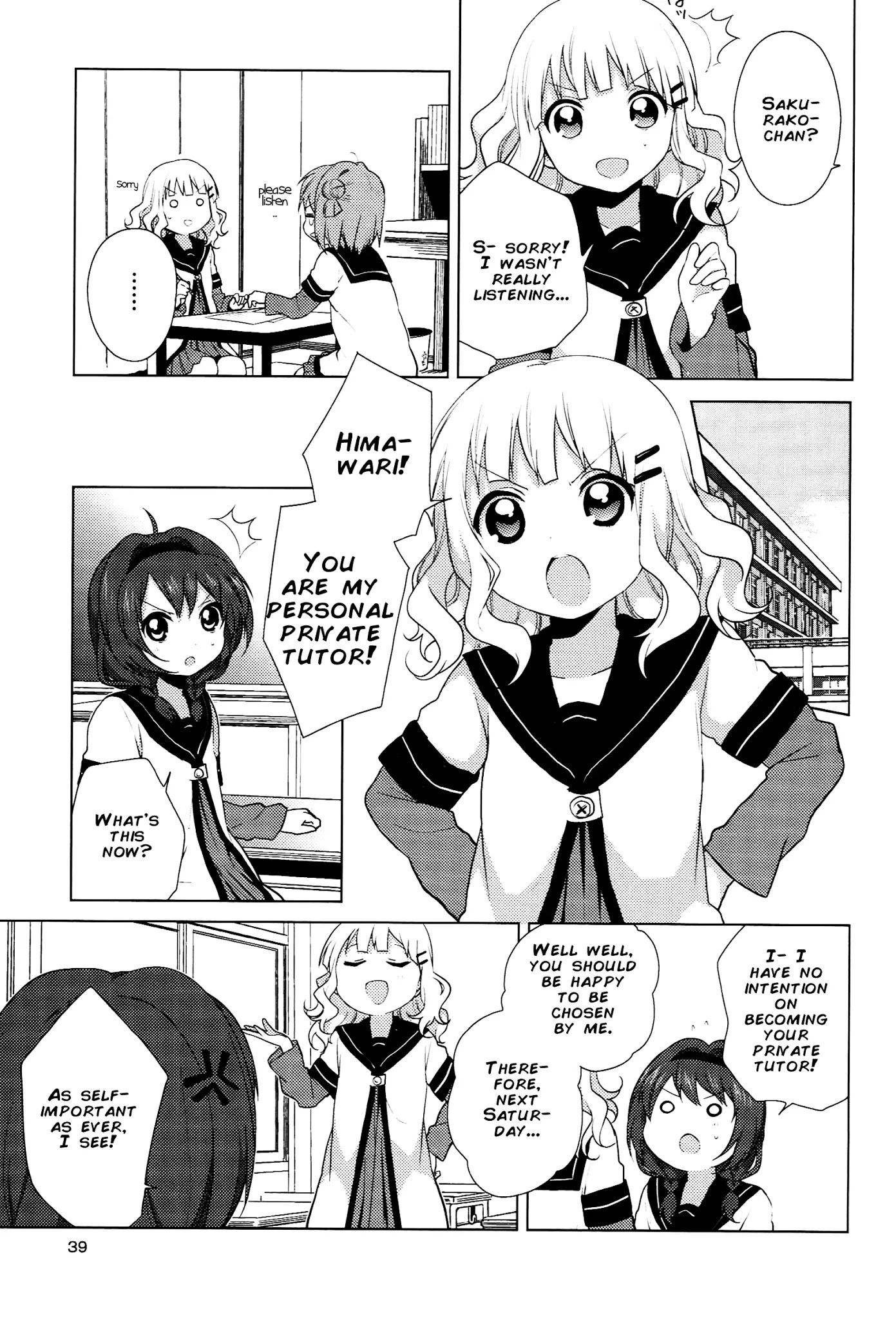 Yuru Yuri Chapter 46 page 7 - Chapter 46: I'm NOT Feeling Lonely!!