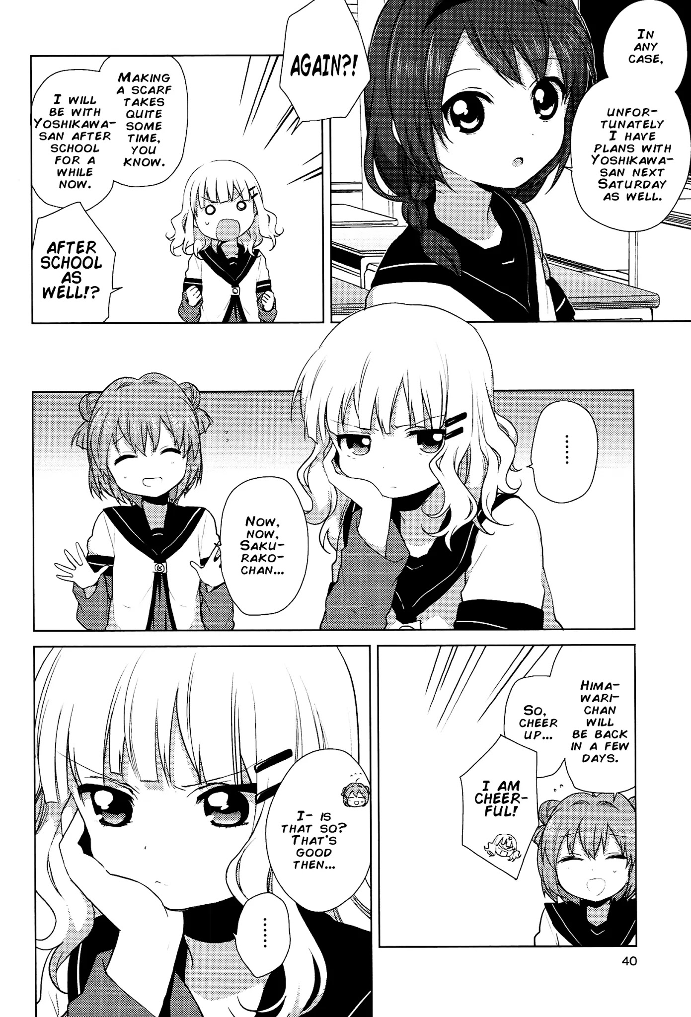 Yuru Yuri Chapter 46 page 8 - Chapter 46: I'm NOT Feeling Lonely!!