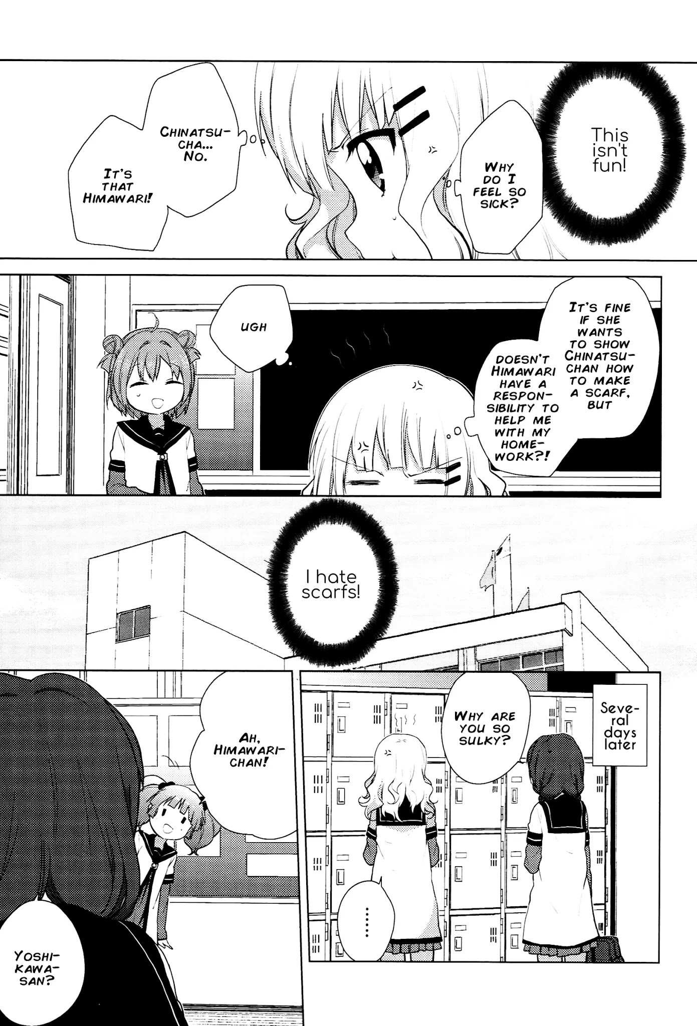 Yuru Yuri Chapter 46 page 9 - Chapter 46: I'm NOT Feeling Lonely!!