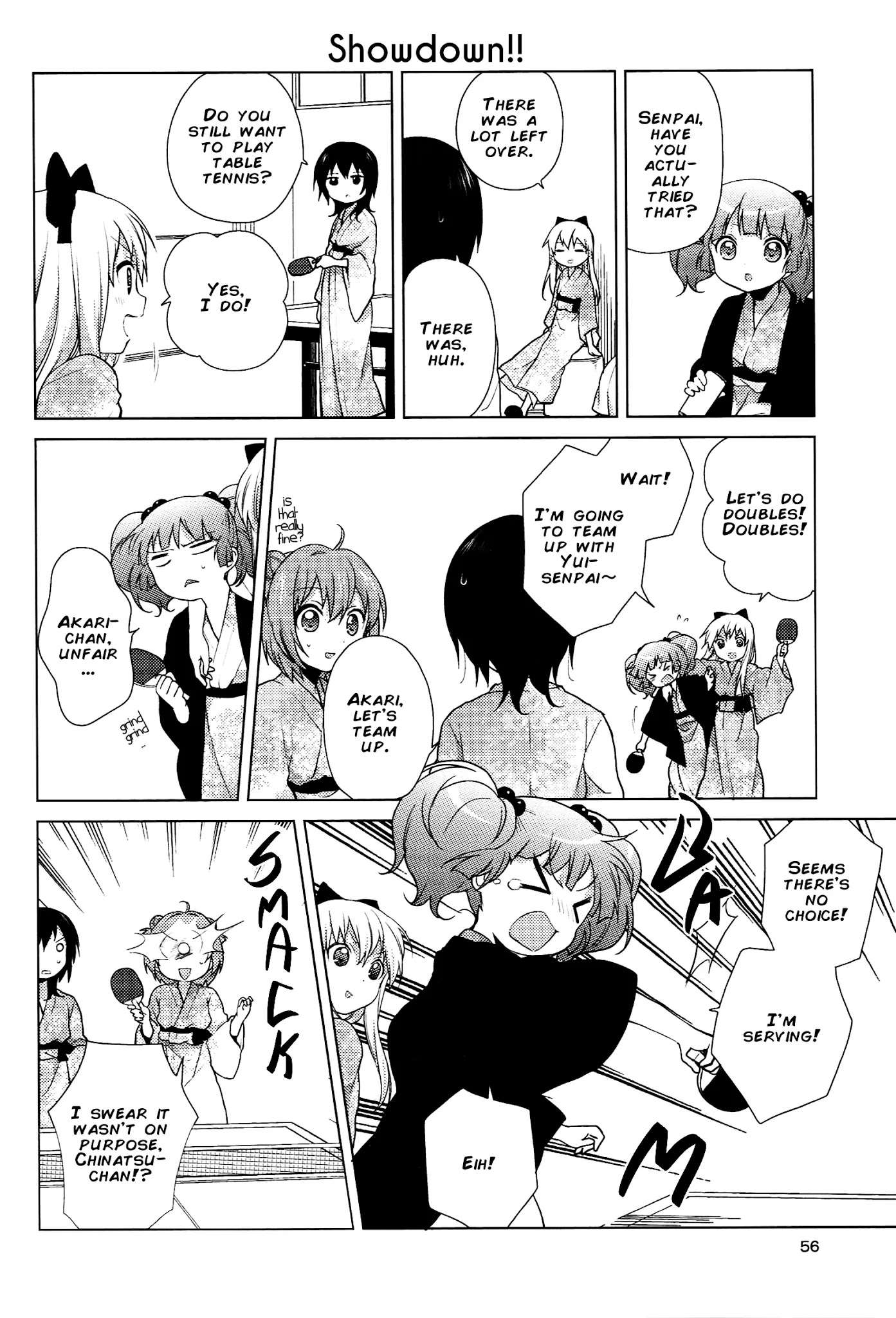 Yuru Yuri Chapter 47 page 10 - Chapter 47: Violent Onsen Table Tennis