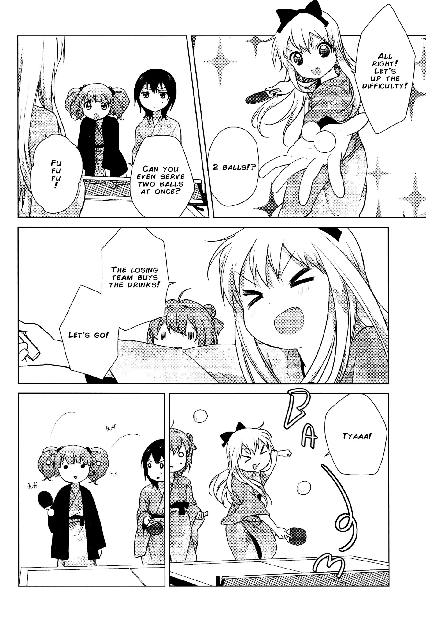 Yuru Yuri Chapter 47 page 12 - Chapter 47: Violent Onsen Table Tennis