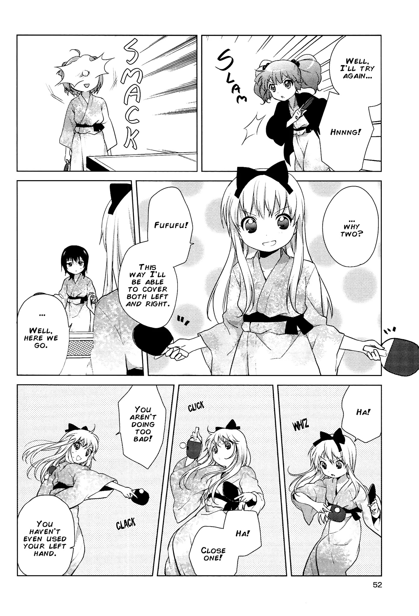 Yuru Yuri Chapter 47 page 6 - Chapter 47: Violent Onsen Table Tennis