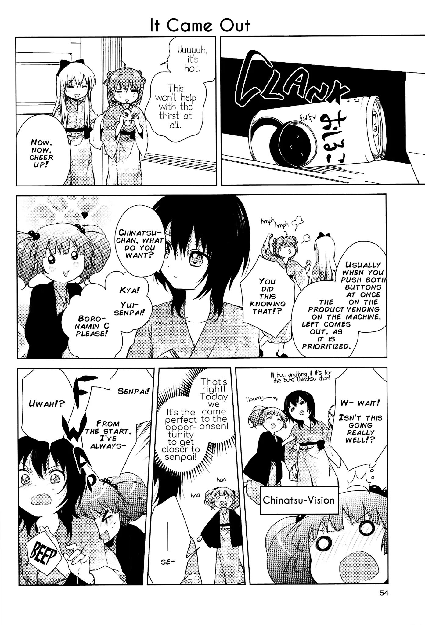 Yuru Yuri Chapter 47 page 8 - Chapter 47: Violent Onsen Table Tennis