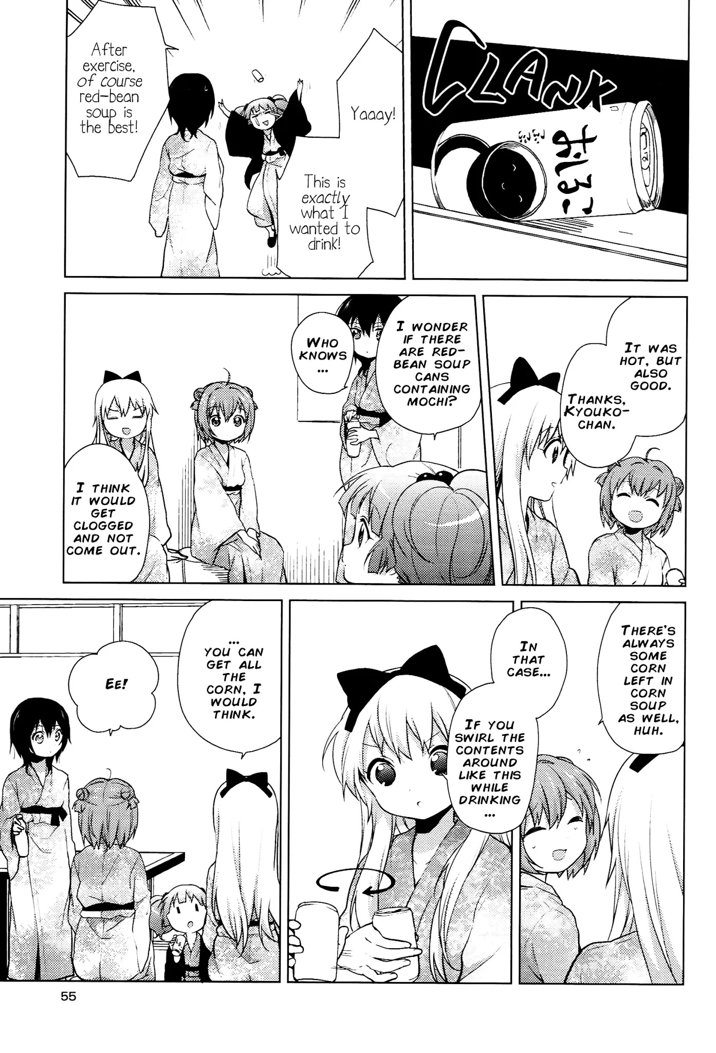 Yuru Yuri Chapter 47 page 9 - Chapter 47: Violent Onsen Table Tennis