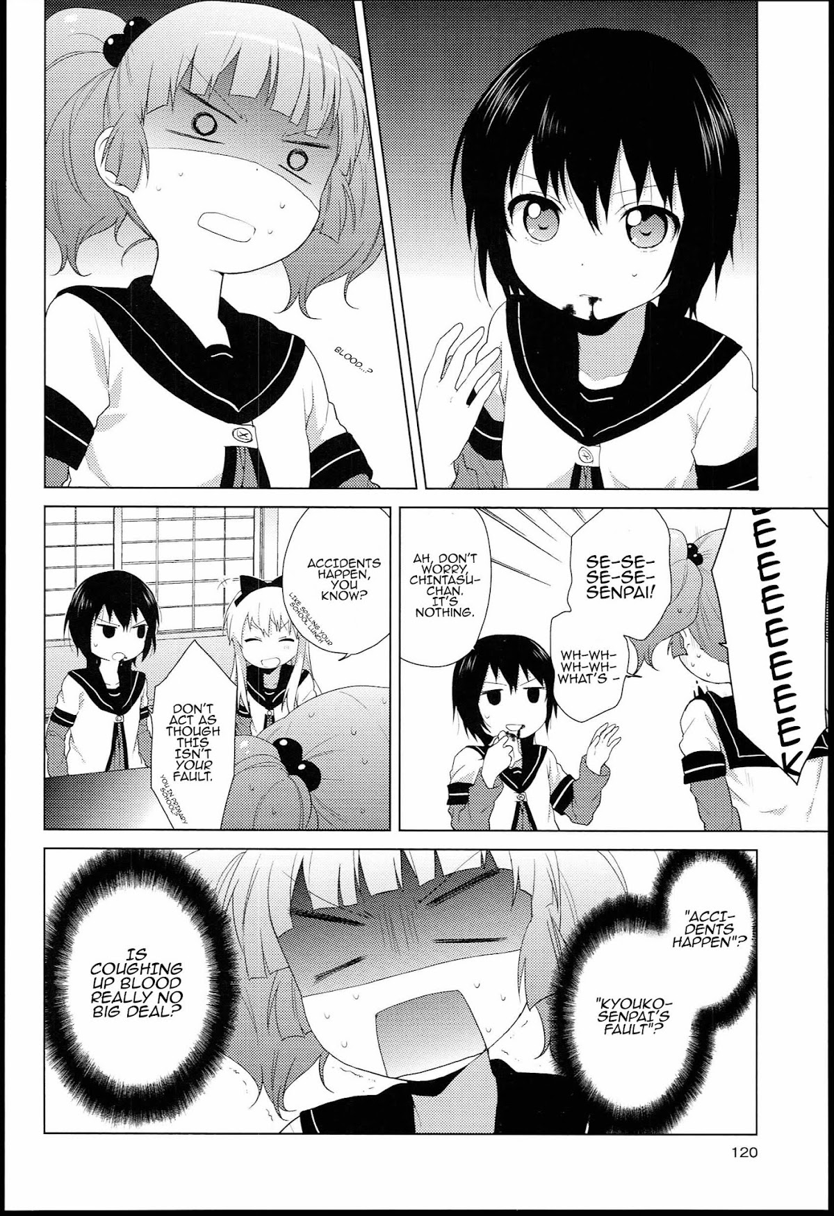 Yuru Yuri Chapter 51.1 page 4 - Chapter 51.01: Bonus Track 7 - Tomato?!