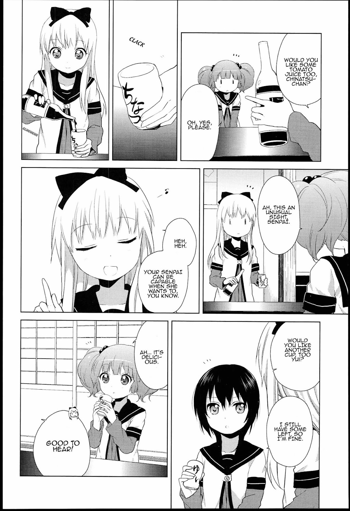 Yuru Yuri Chapter 51.1 page 8 - Chapter 51.01: Bonus Track 7 - Tomato?!