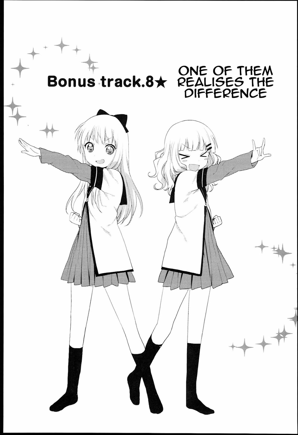 Yuru Yuri Chapter 51.2 page 1 - Chapter 51.02: Bonus Track 8 - One of Them Realises the Difference