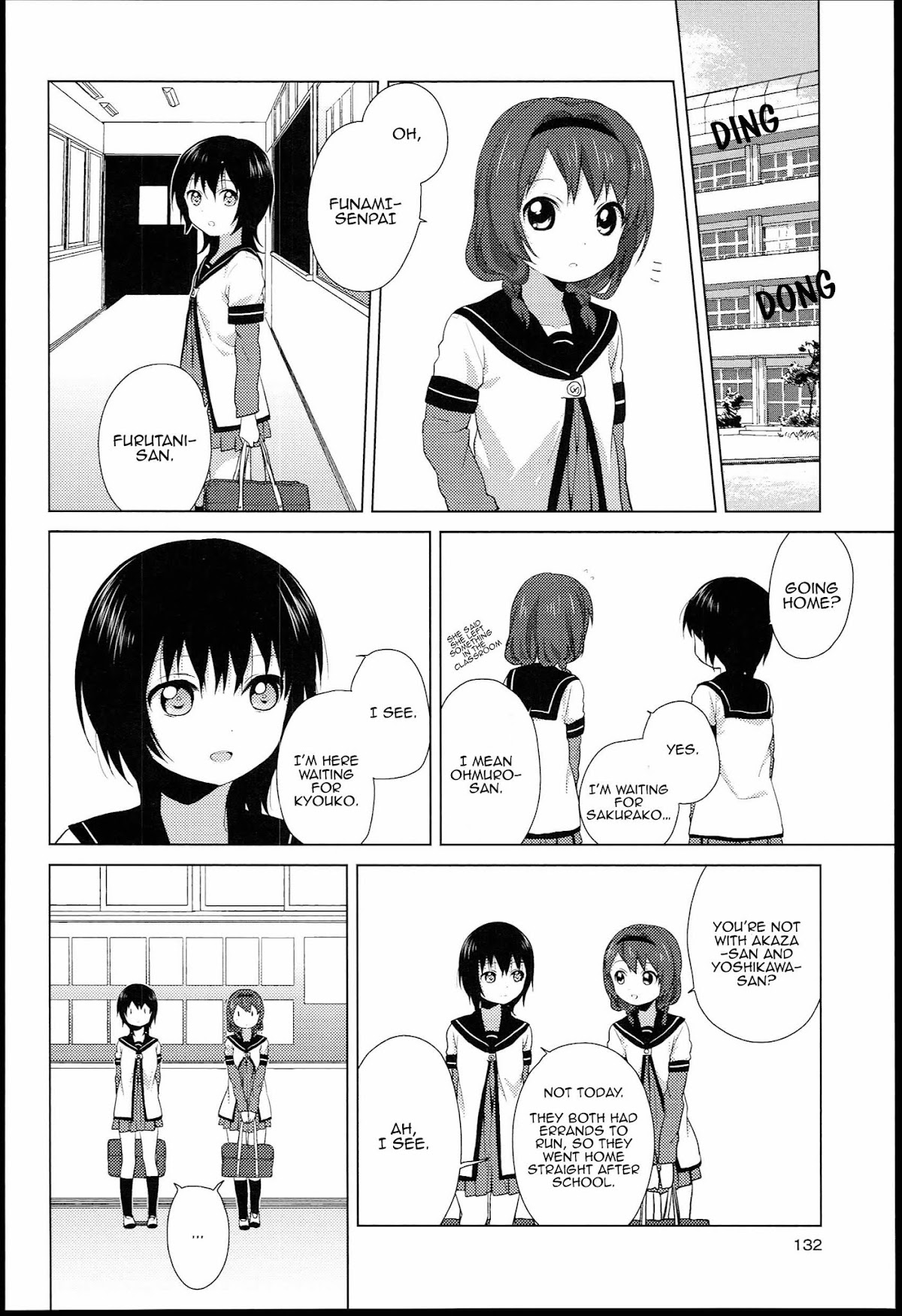 Yuru Yuri Chapter 51.2 page 2 - Chapter 51.02: Bonus Track 8 - One of Them Realises the Difference