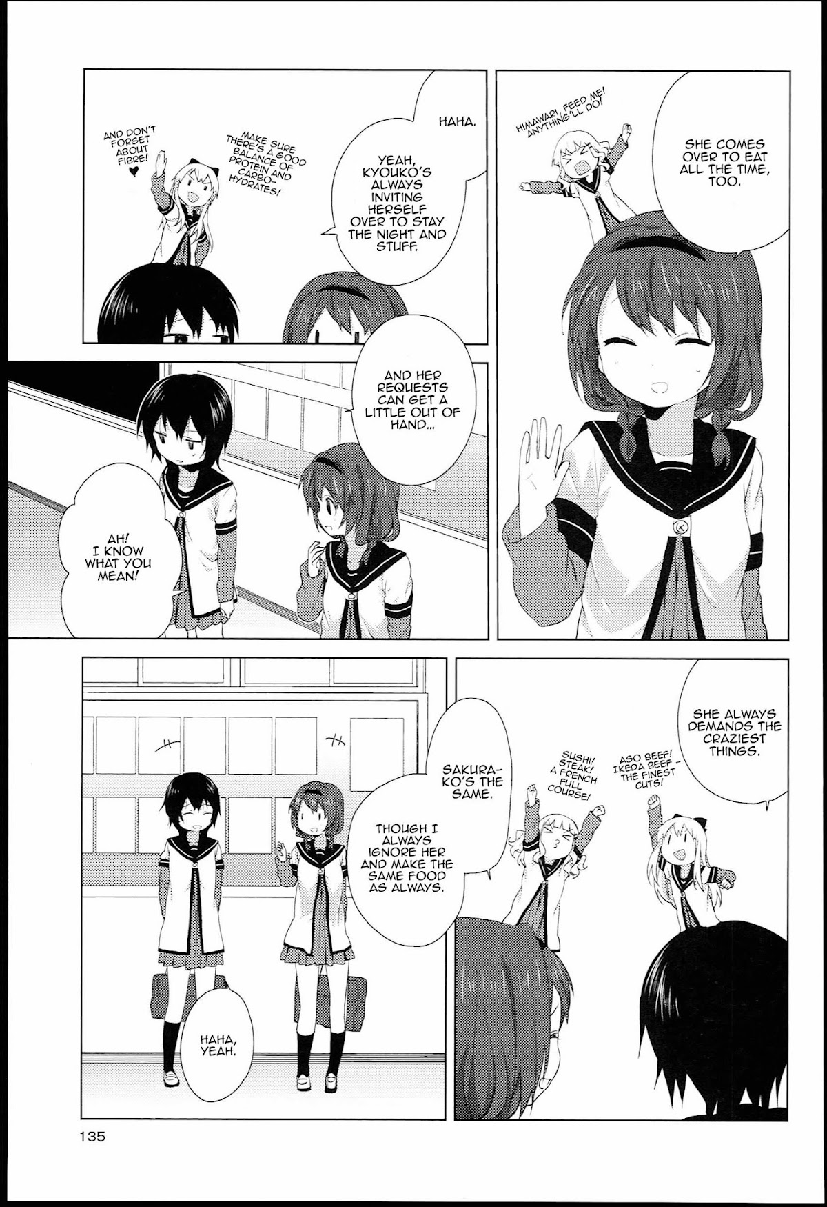 Yuru Yuri Chapter 51.2 page 5 - Chapter 51.02: Bonus Track 8 - One of Them Realises the Difference
