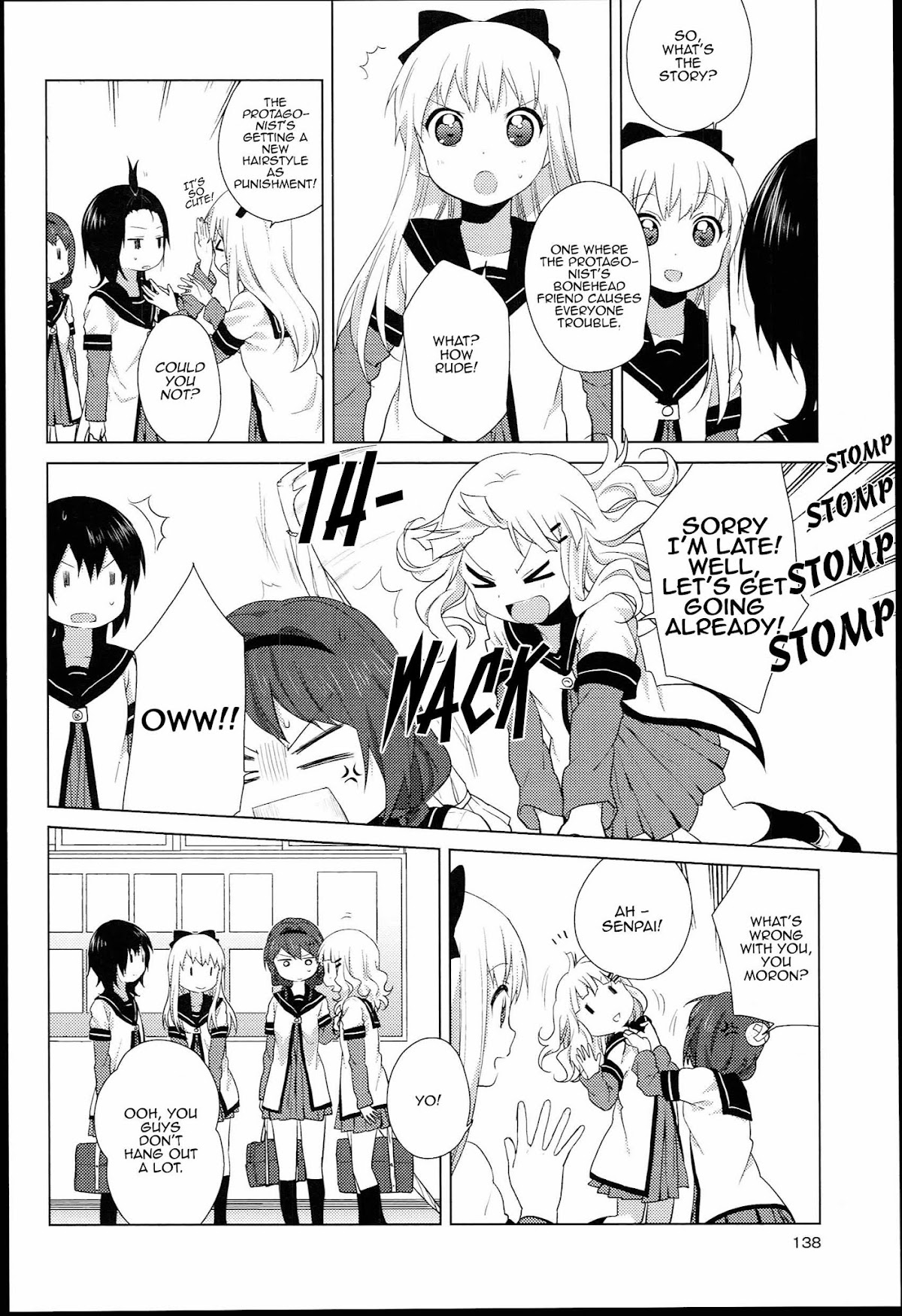 Yuru Yuri Chapter 51.2 page 8 - Chapter 51.02: Bonus Track 8 - One of Them Realises the Difference