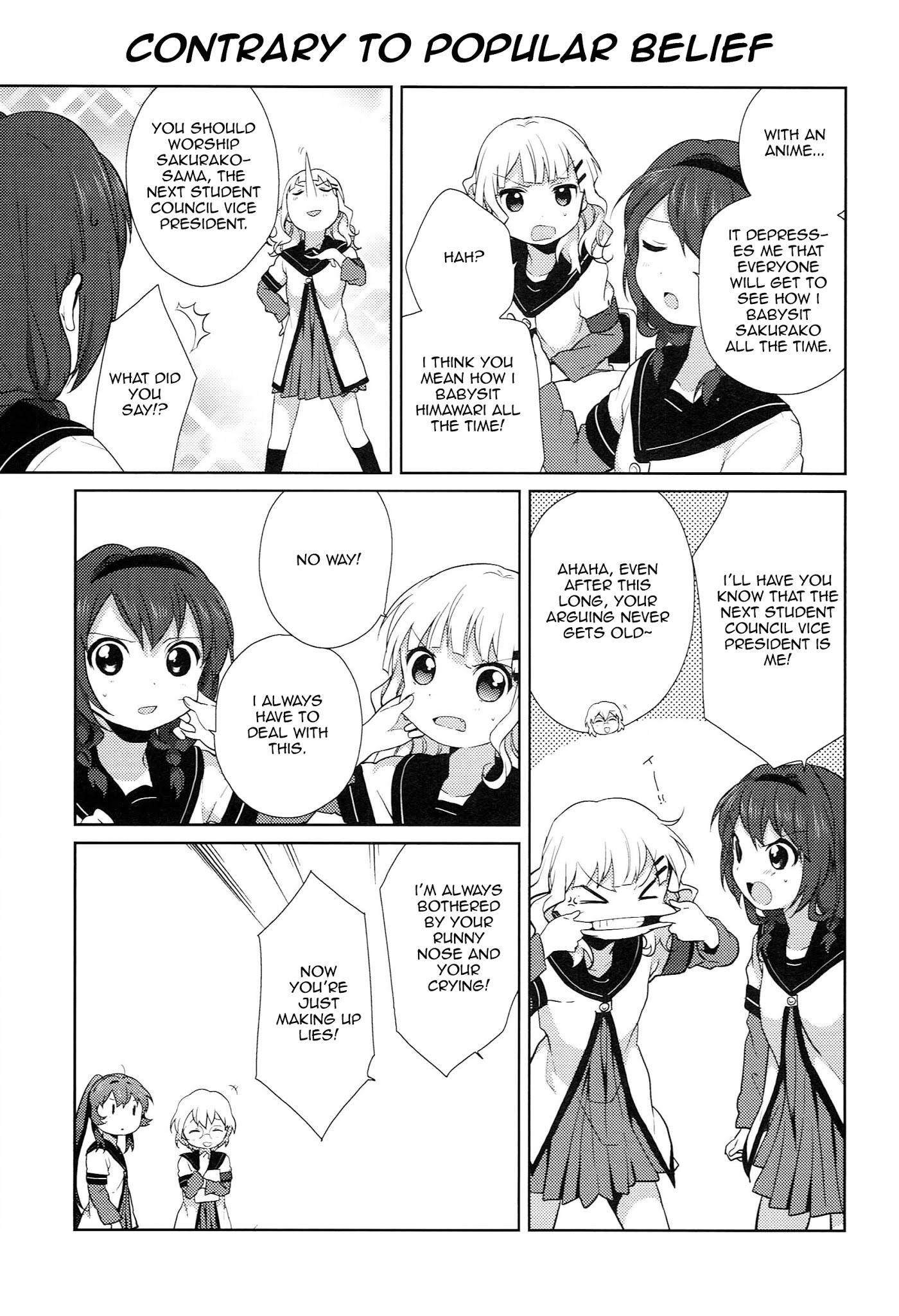 Yuru Yuri Chapter 52.1 page 12 - Chapter 52.1: Special 1 - Oh, Somewhere is the Smell of Money..