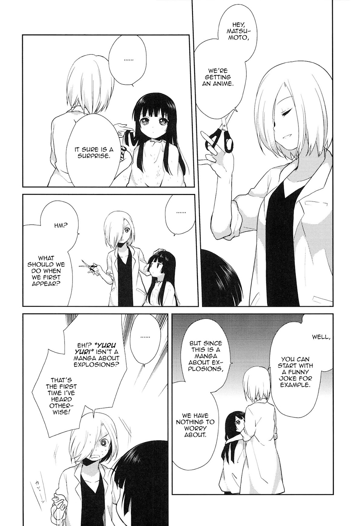 Yuru Yuri Chapter 52.1 page 13 - Chapter 52.1: Special 1 - Oh, Somewhere is the Smell of Money..