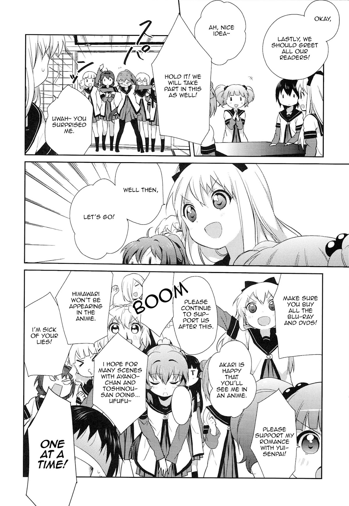 Yuru Yuri Chapter 52.1 page 17 - Chapter 52.1: Special 1 - Oh, Somewhere is the Smell of Money..