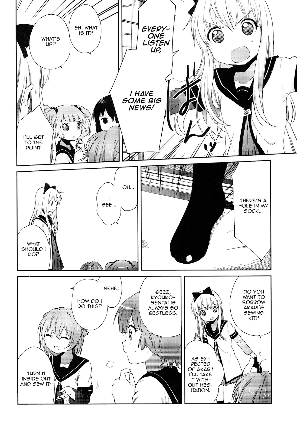 Yuru Yuri Chapter 52.1 page 7 - Chapter 52.1: Special 1 - Oh, Somewhere is the Smell of Money..