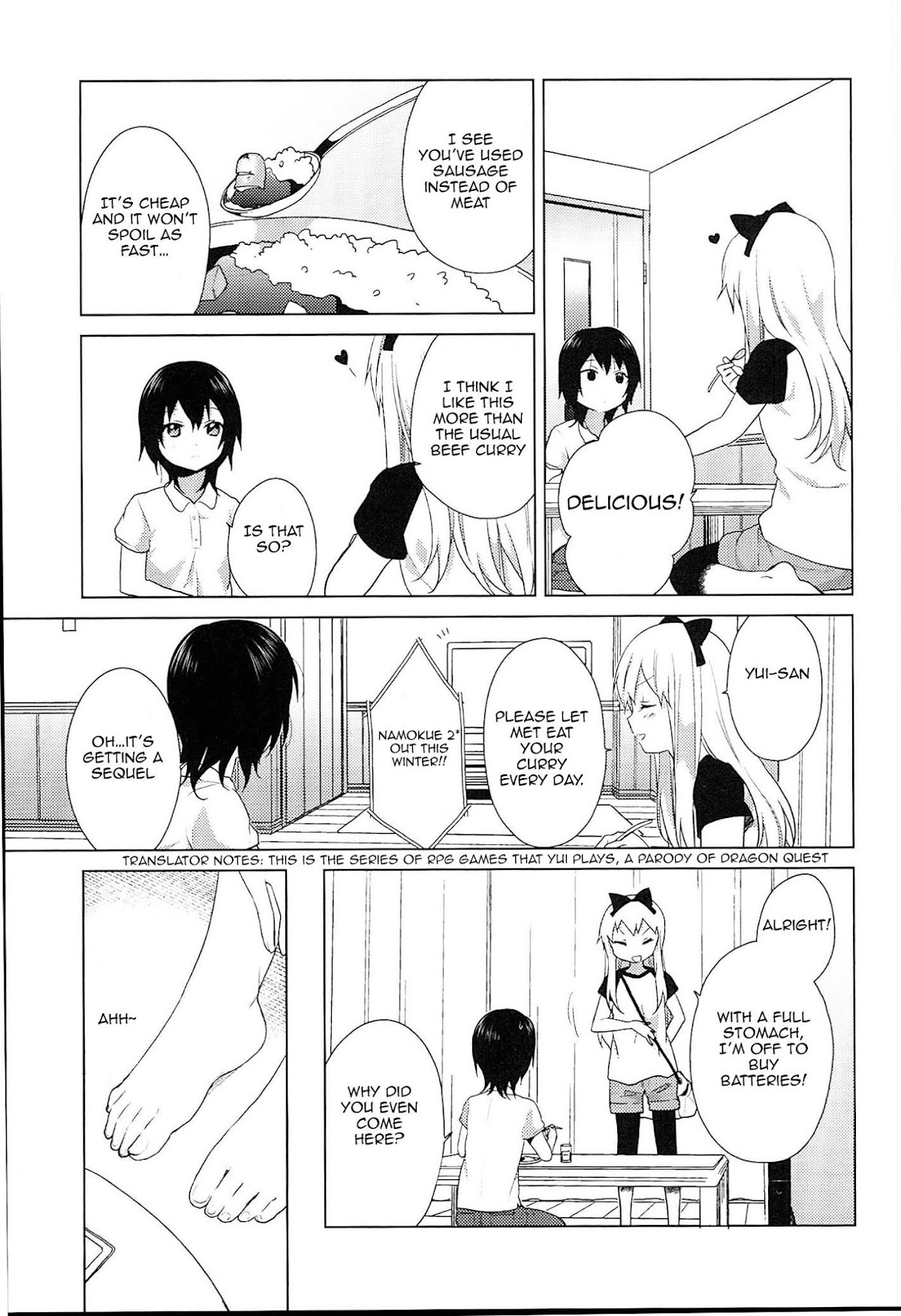Yuru Yuri Chapter 52.11 page 5 - Chapter 52.11: Intermission 2 - The Three THousand Mile Search for Cold Air