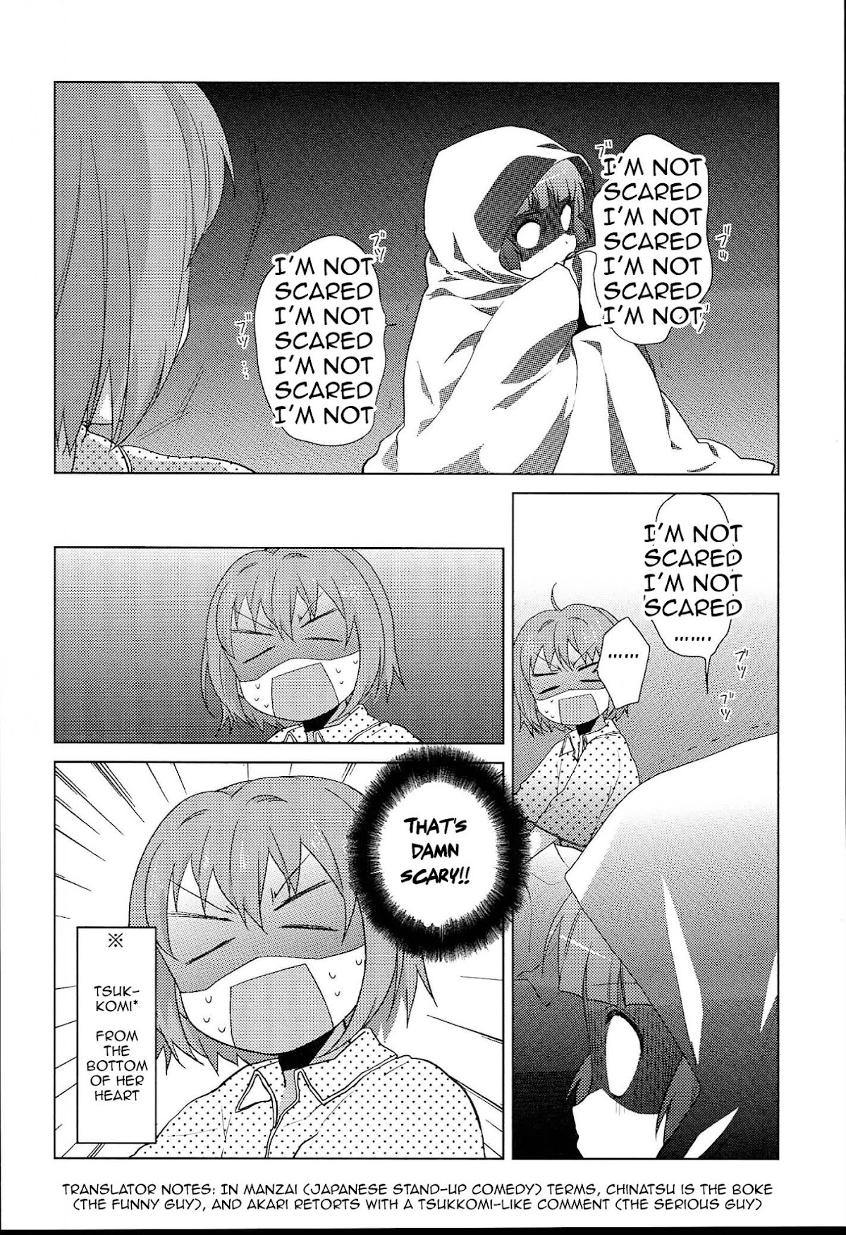 Yuru Yuri Chapter 52.12 page 12 - Chapter 52.12: Intermission 3 - Scary Things Are Scary!!