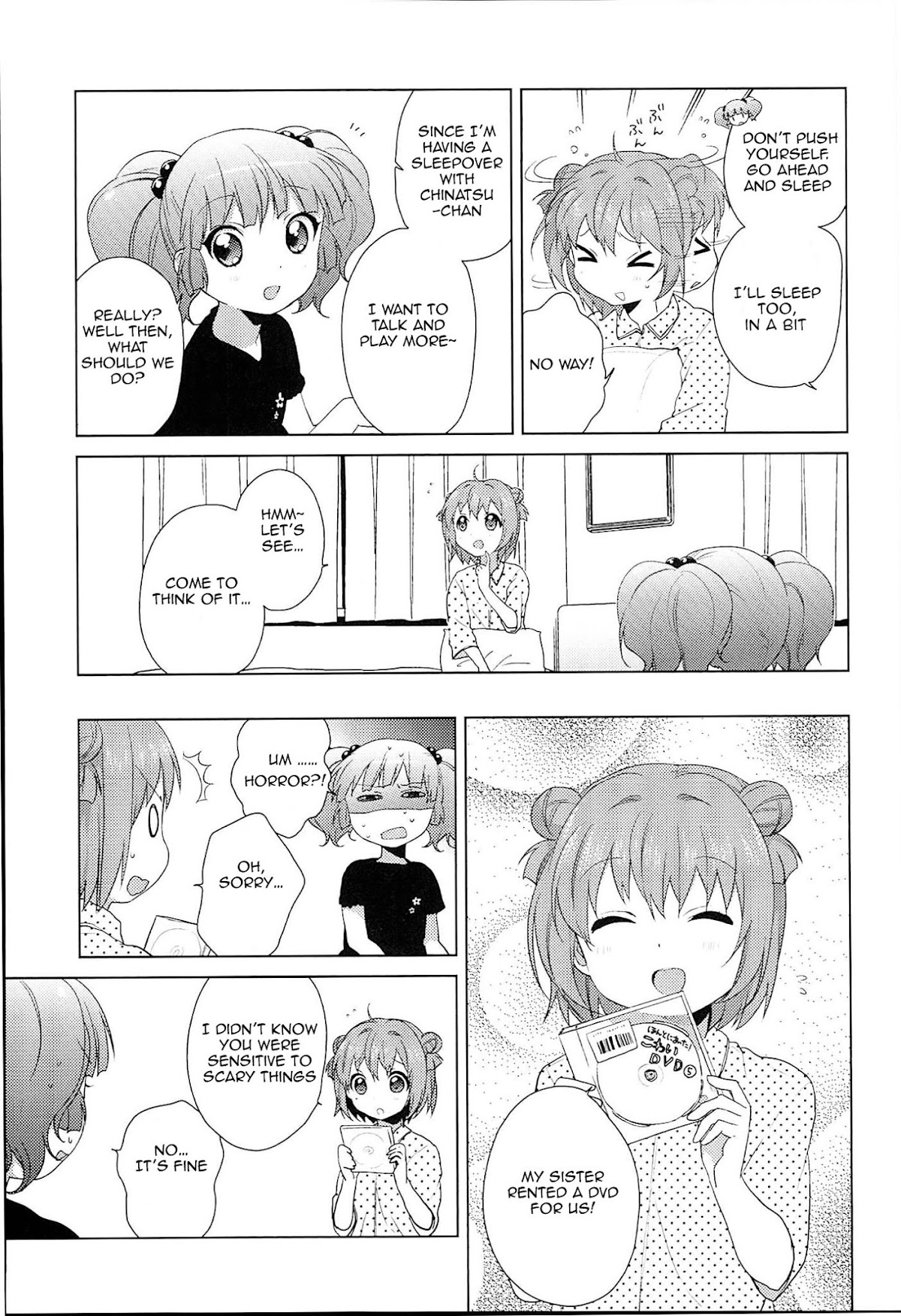Yuru Yuri Chapter 52.12 page 3 - Chapter 52.12: Intermission 3 - Scary Things Are Scary!!