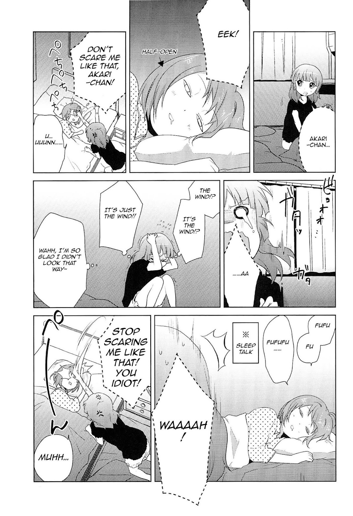 Yuru Yuri Chapter 52.12 page 7 - Chapter 52.12: Intermission 3 - Scary Things Are Scary!!