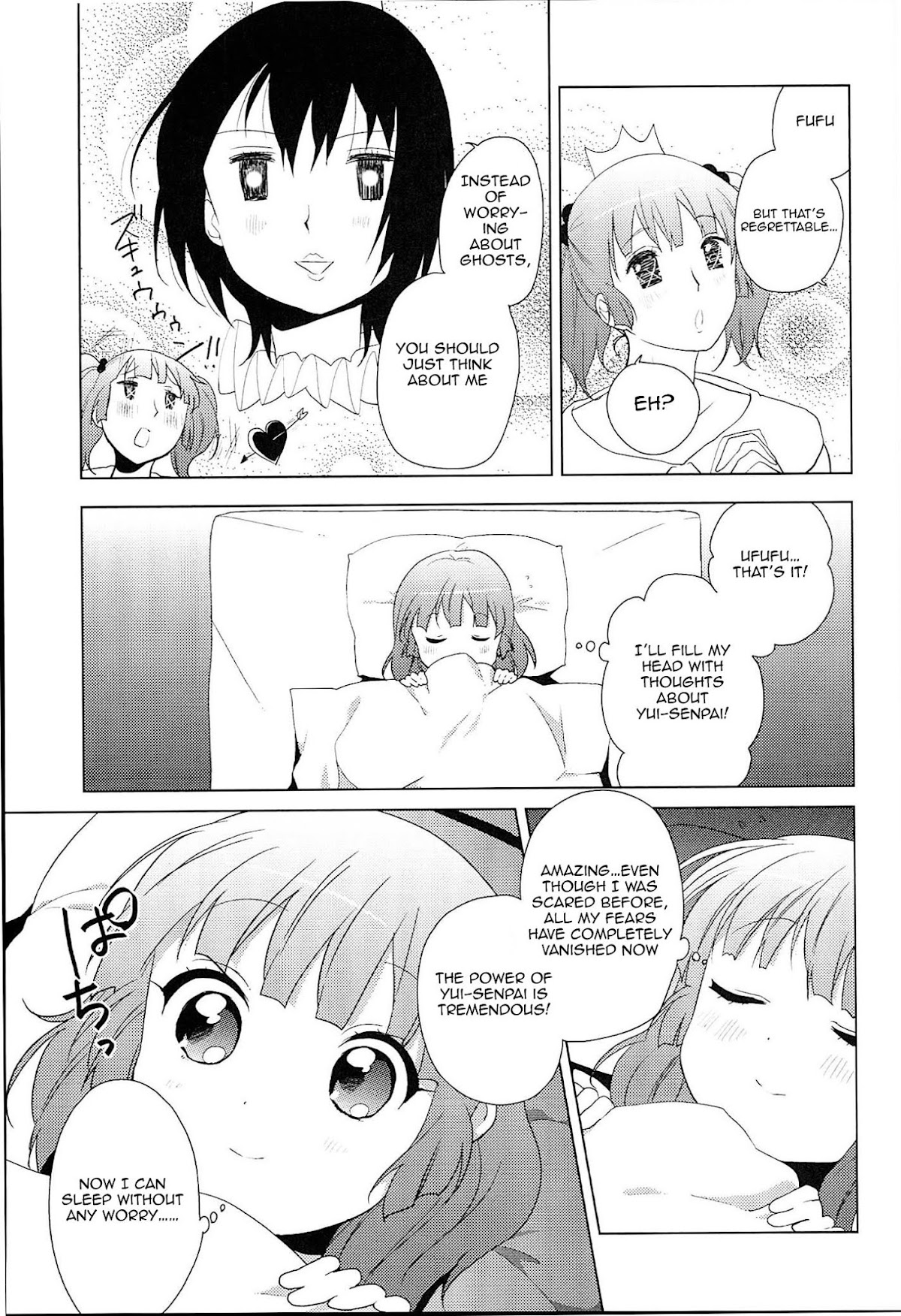Yuru Yuri Chapter 52.12 page 9 - Chapter 52.12: Intermission 3 - Scary Things Are Scary!!