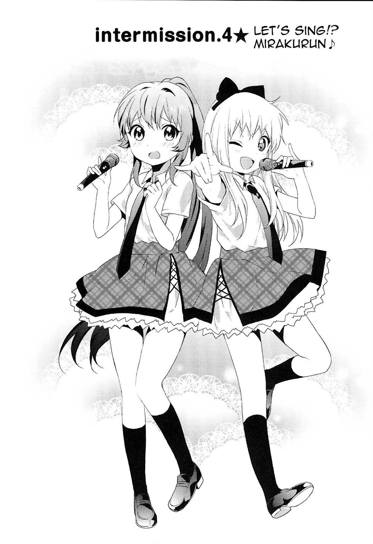 Yuru Yuri Chapter 52.13 page 1 - Chapter 52.13: Intermission 4 - Let's Sing!? Mirakurun♪