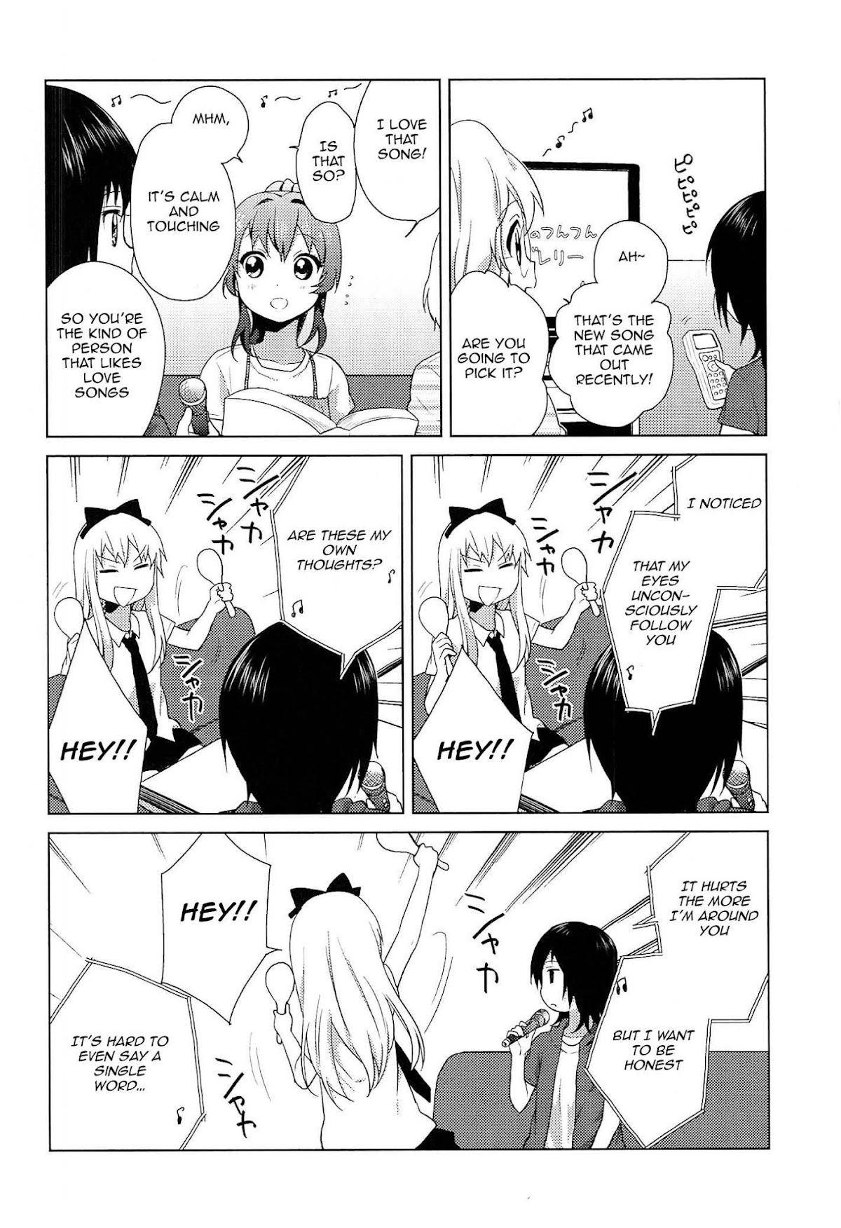 Yuru Yuri Chapter 52.13 page 6 - Chapter 52.13: Intermission 4 - Let's Sing!? Mirakurun♪