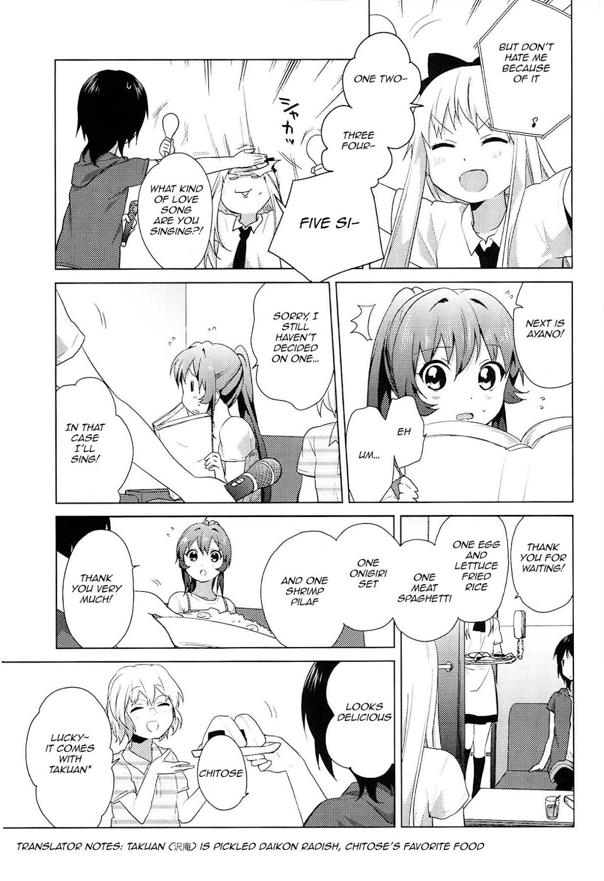 Yuru Yuri Chapter 52.13 page 7 - Chapter 52.13: Intermission 4 - Let's Sing!? Mirakurun♪