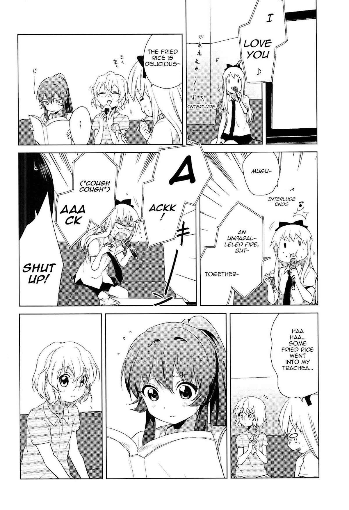 Yuru Yuri Chapter 52.13 page 8 - Chapter 52.13: Intermission 4 - Let's Sing!? Mirakurun♪